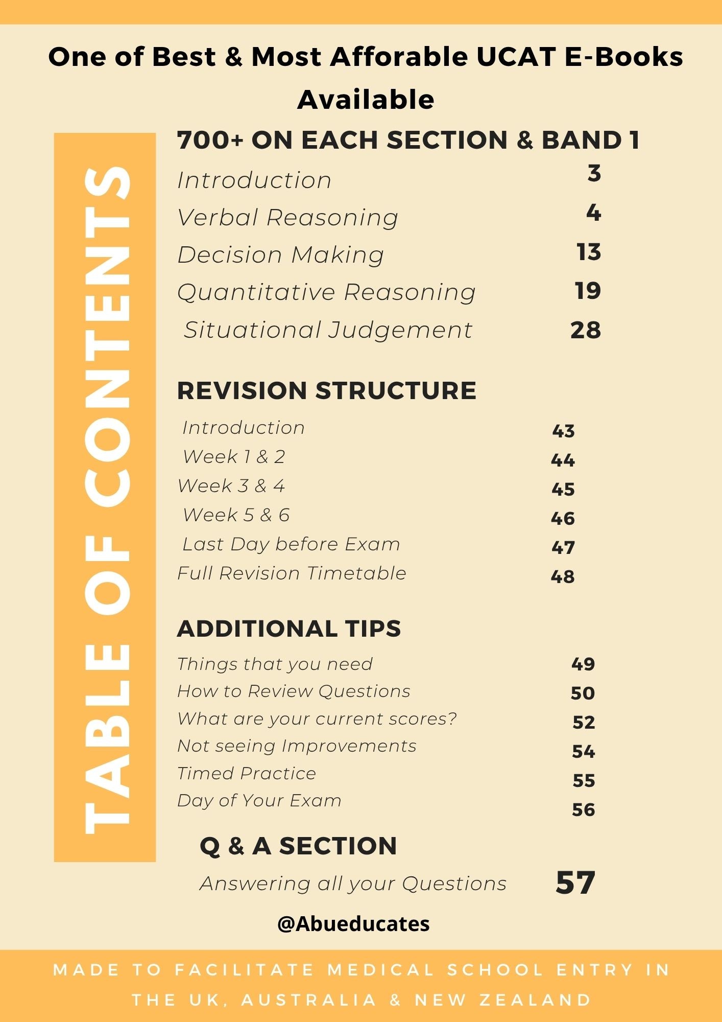 UCAT 700+ E-book (Updated 2025)