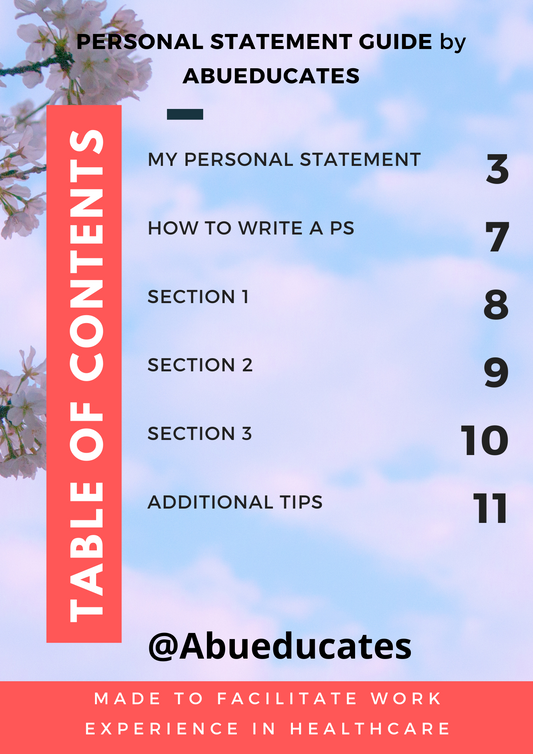 Personal Statement E-book