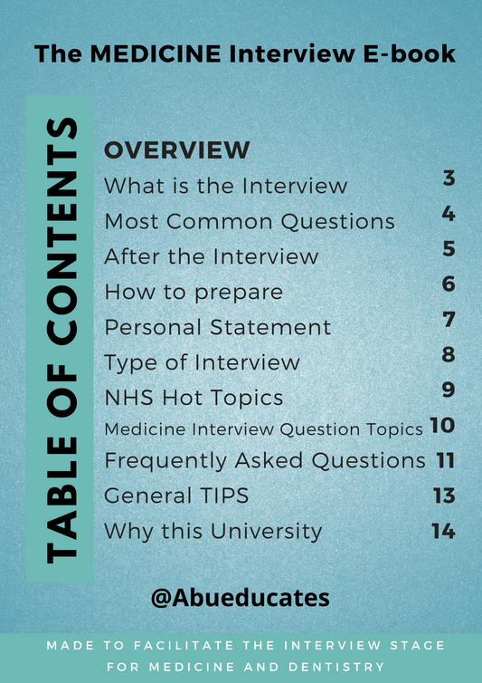 Medicine Interview Guide Book